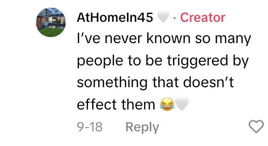 TikTok comment